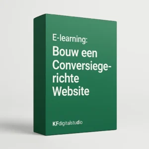 E-learning: Conversiegerichte website Basis | Gevorderd
